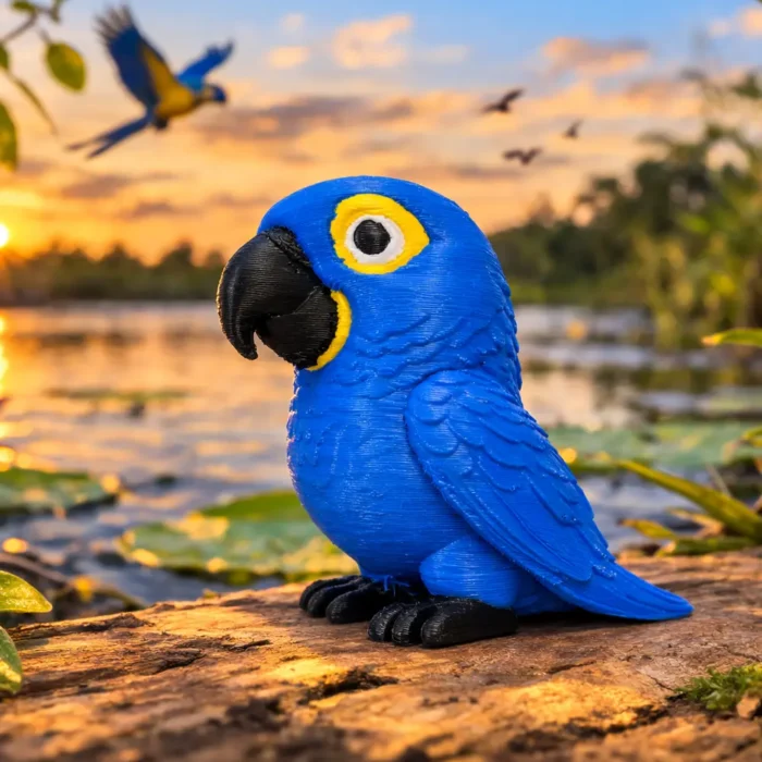Arara Azul Colecionável - Imagem 2